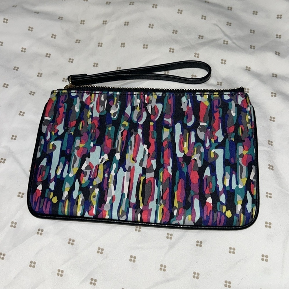VERA BRADLEY Multi-Colored Wristlet Pouch Handbag - Picture 2 of 5